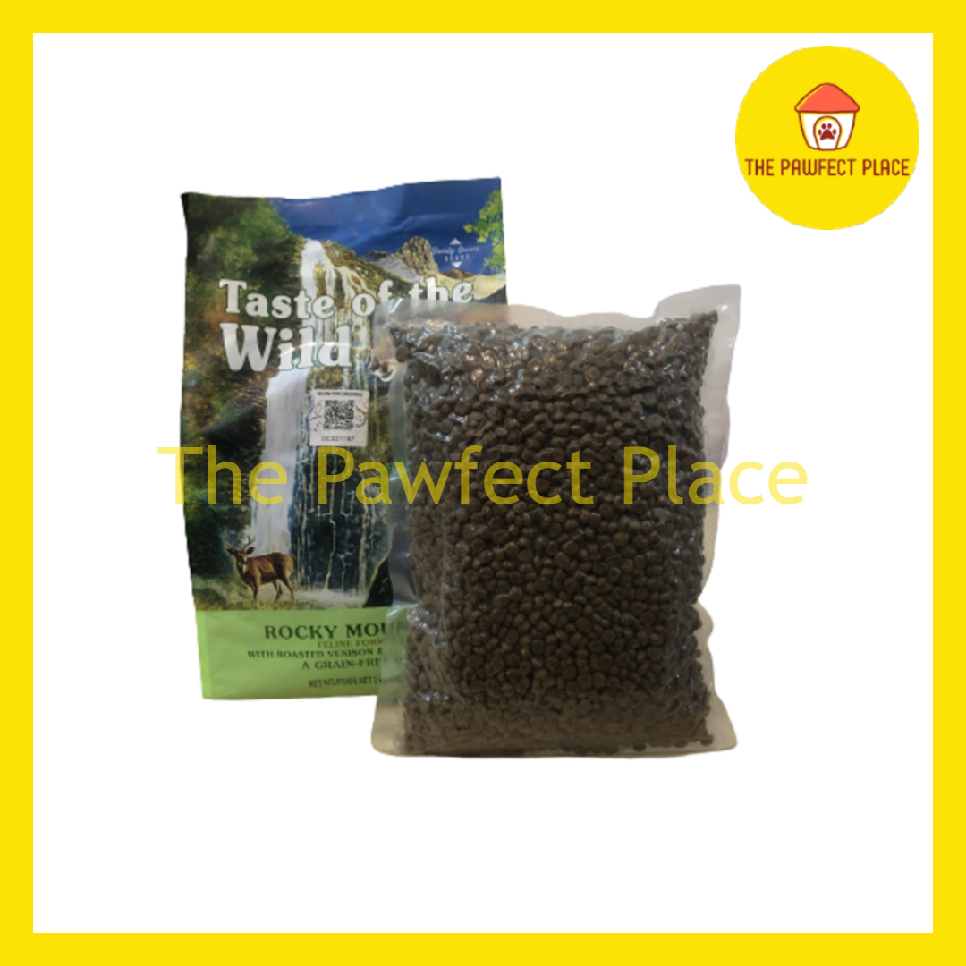 Taste Of The Wild Cat Food 2kg Repack 1kg 100% Original Rocky Mountain Canyon River Makanan Kucing Dryfood TOTW