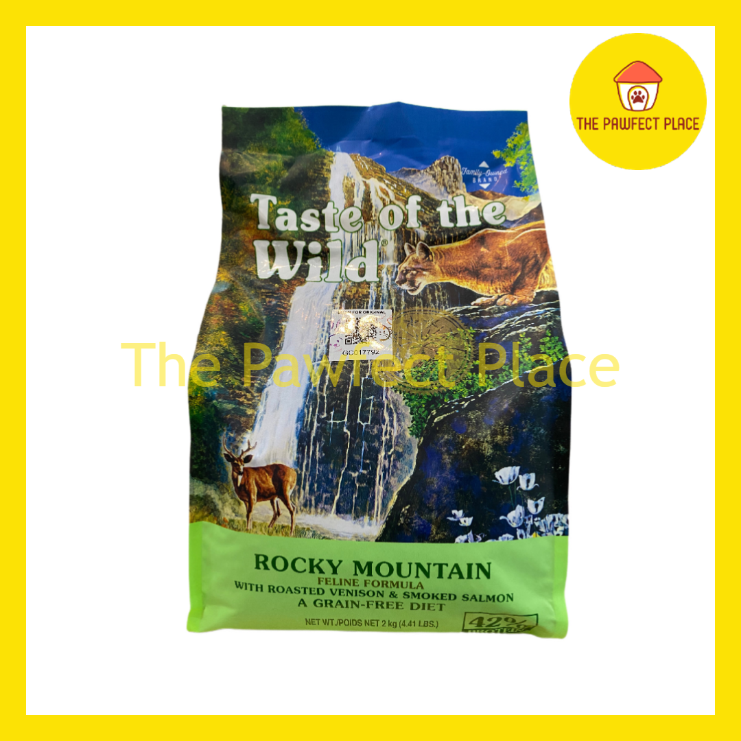 Taste Of The Wild Cat Food 2kg Repack 1kg 100% Original Rocky Mountain Canyon River Makanan Kucing Dryfood TOTW