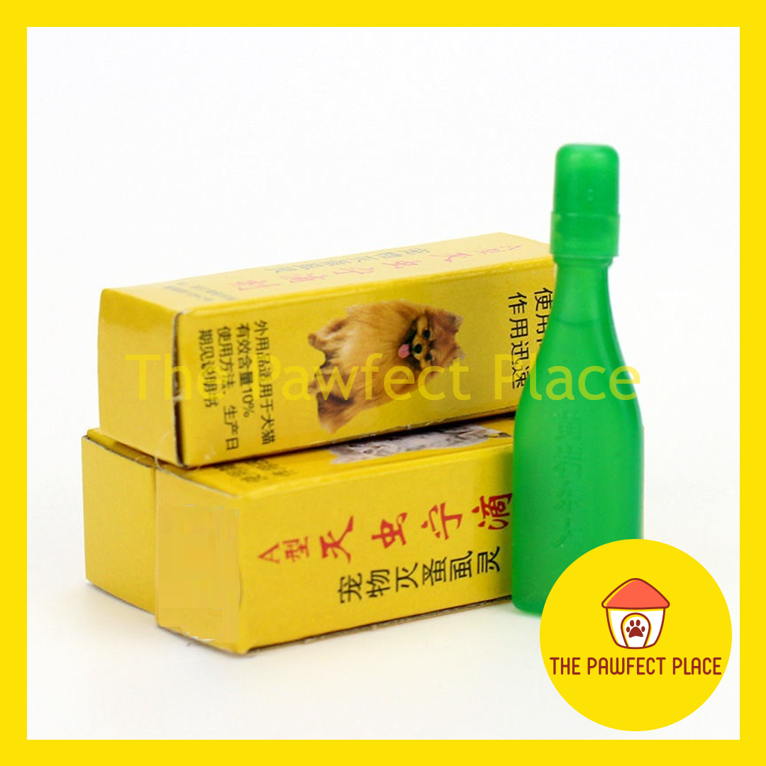 Ubat Kutu Kucing & Anjing 2.5ML Flea Tick Treatment Medicine Anti Flea Liquid