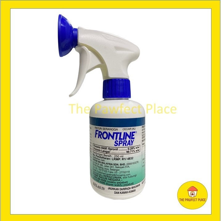 Frontline Spray For Cat Dog 100ML 250ML Anti Flea Ticks Kutu Kucin NesshaPet