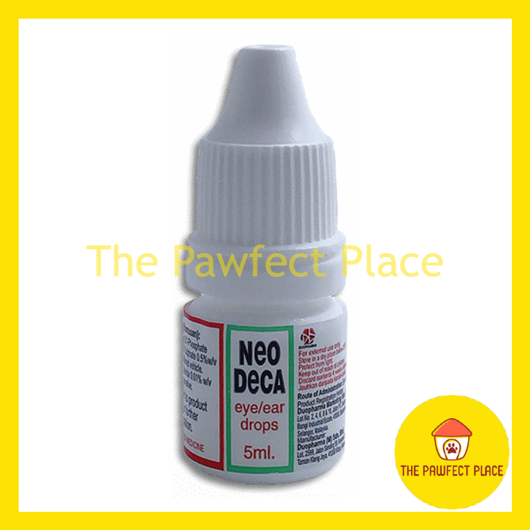 NEO DECA EAR / EYE DROP 5ML Ubat Sakit Mata Telinga Kucing