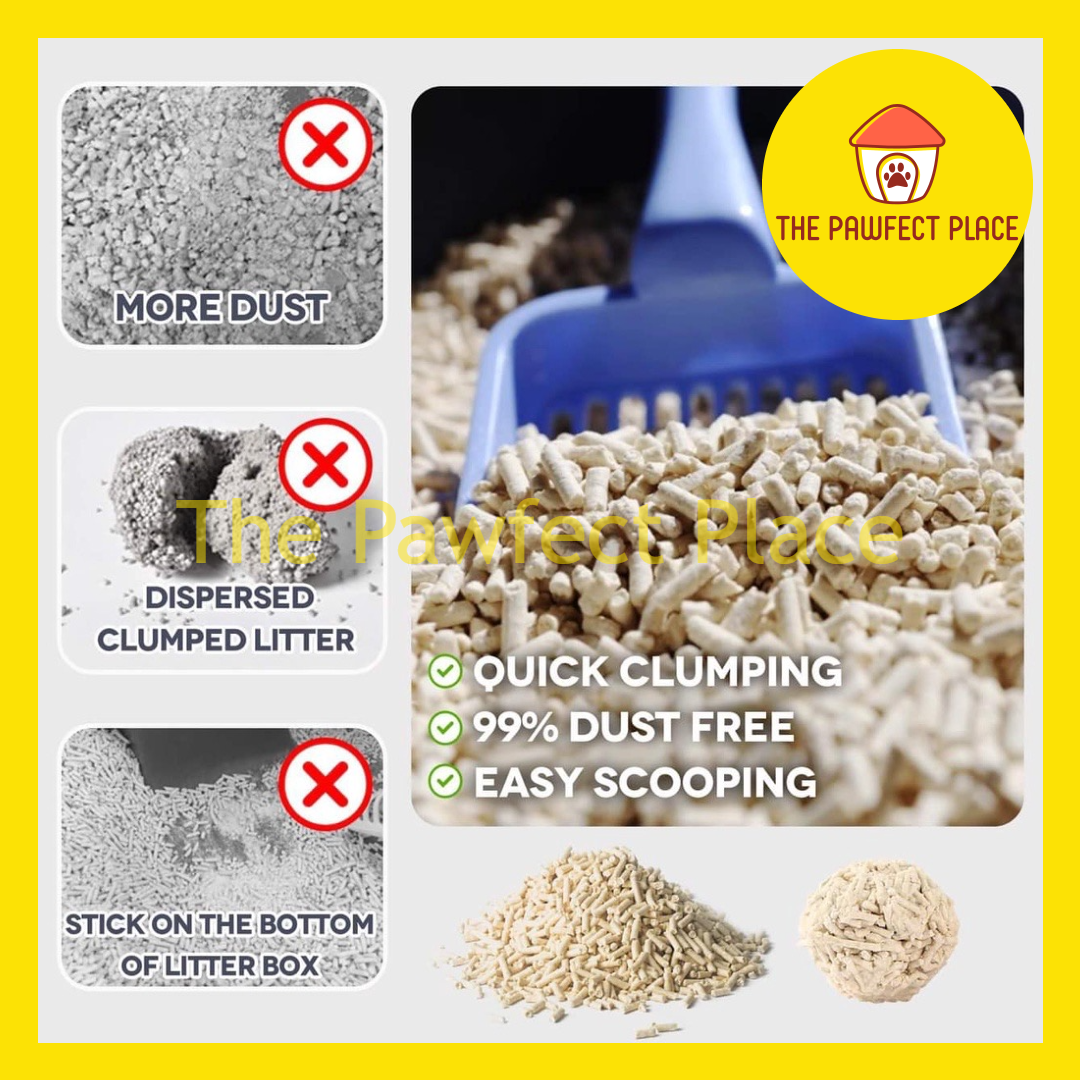 Reflex Plus Tofu Clumping Flushable Cat Litter 7L