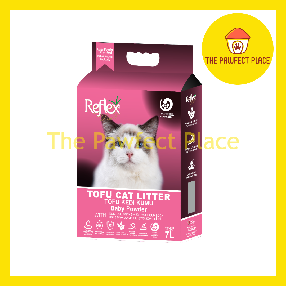 Reflex Plus Tofu Clumping Flushable Cat Litter 7L